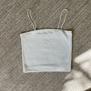 American eagle ribbed thin strap crop top